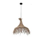 Plafonnier osier rotin – Image 6