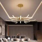 Plafonnier salon moderne led – Image 3