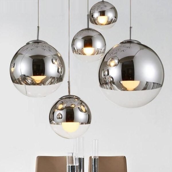 Plafonnier verre ambre