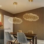 Plafonnier salle à manger nuage led