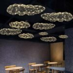 Plafonnier salle à manger nuage led – Image 5