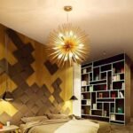 Plafonnier salon doré – Image 2