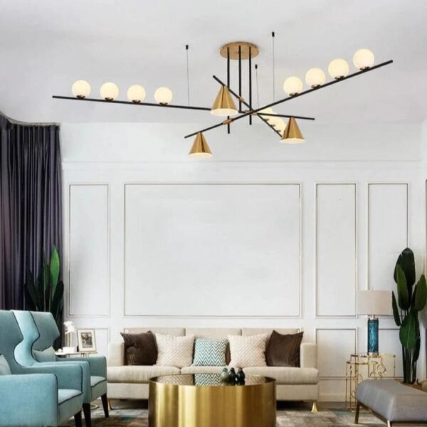 Plafonnier salon design moderne