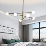 Luminaire plafonnier industriel noir – Image 2