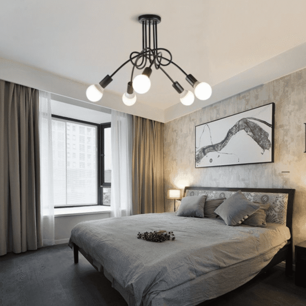 Grand plafonnier industriel