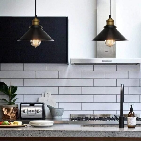 Plafonnier vintage industriel