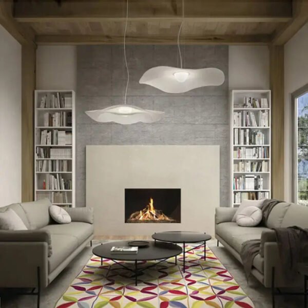 Plafonnier salon cocooning