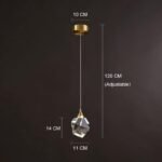 Plafonnier cristal led – Image 5