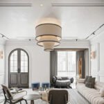 Plafonnier salon blanc – Image 3