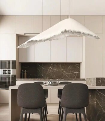 suspension luminaire blanche haut de gamme au design original 189
