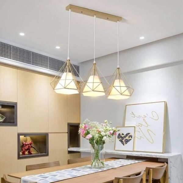 Plafonnier cuisine 3 lampes