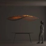 Grand plafonnier cuisine