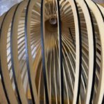 Plafonnier bois et noir – Image 2