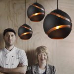 Plafonnier cuisine inox