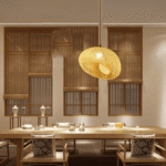 Luminaire plafonnier bambou – Image 2