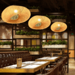 Luminaire plafonnier bambou – Image 4