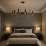 Lustre contemporain à 12 têtes – Image 2