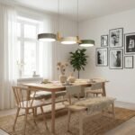 Suspension cylindrique moderne en métal de style nordique – Image 5