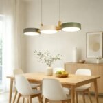 Suspension cylindrique moderne en métal de style nordique – Image 3