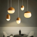 Suspension avec abat-jour en verre dépoli – Image 12