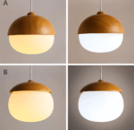 Suspension avec abat-jour en verre dépoli – Image 20