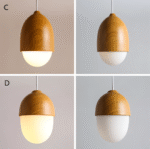 Suspension avec abat-jour en verre dépoli – Image 18
