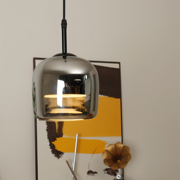 Suspension en verre pour intérieur