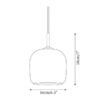 Suspension en verre pour intérieur – Image 24
