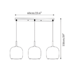 Suspension en verre pour intérieur – Image 28