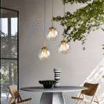 Suspension LED en verre nordique – Image 10