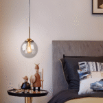 Suspension LED en verre nordique – Image 4