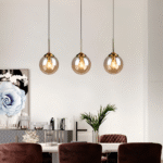 Suspension LED en verre nordique – Image 7