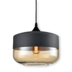 Luminaires suspendus en verre noir/blanc – Image 16