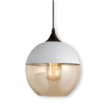 Luminaires suspendus en verre noir/blanc – Image 14