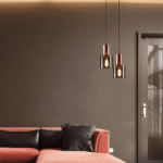 Suspension LED cylindrique moderne en verre robuste – Image 6