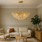 Lustre rond en cristal – Image 3
