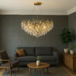 Lustre rond en cristal – Image 2