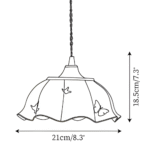 Suspension en céramique Papillon – Image 24