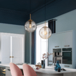 Suspension en verre gris Champagne – Image 3