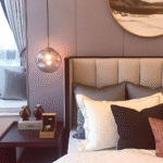 Suspension en verre gris Champagne – Image 4