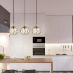 Suspension en verre gris Champagne – Image 8