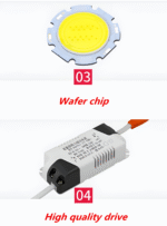 Plafonnier encastré carré LED – Image 21