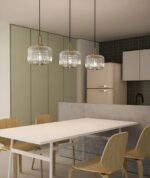 Suspension en verre nervuré nordique – Image 5