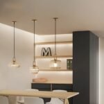 Suspension en verre nervuré nordique – Image 3