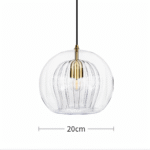 Suspensions vintage en verre – Image 16