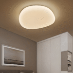 Plafonnier galet avec LED intégrée – Image 2