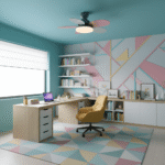 Plafonnier ventilateur coloré – Image 14