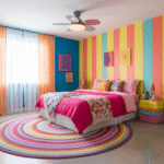 Plafonnier ventilateur coloré – Image 17