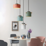 Suspension scandinave rustique
