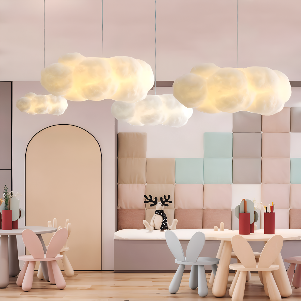 DreamyCloudPendantLight-1 Suspension nuage – Image 1